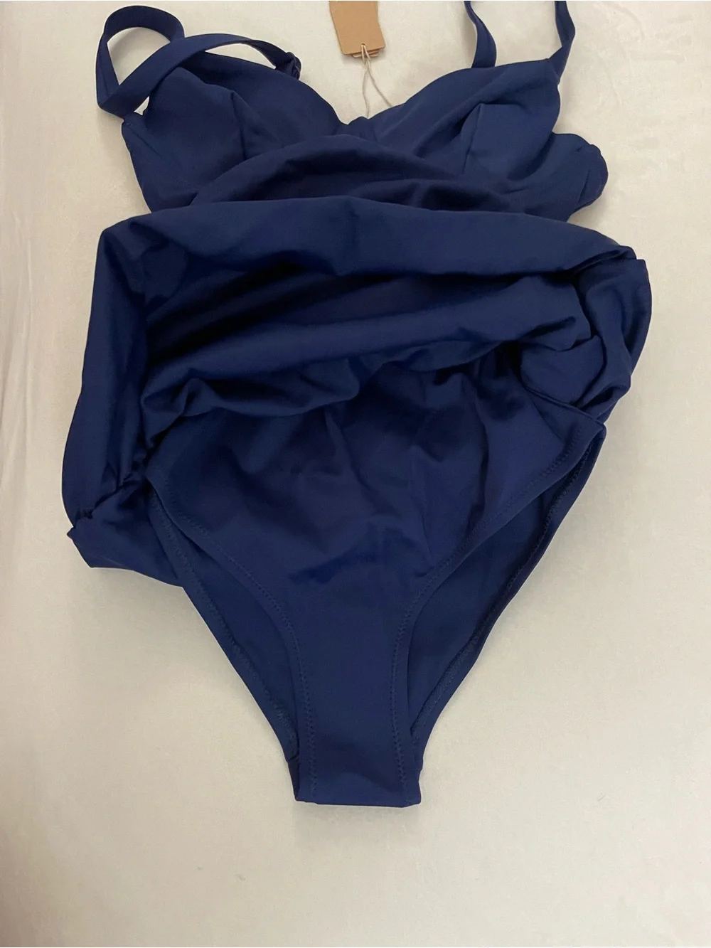 SKIMS NWT Sculpting Swim Ruched One Piece Swimsuit Midnight Navy Blue Size XXS